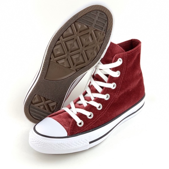 🌹Converse Velvet Hi Top CTAS🌹 - Picture 3 of 8